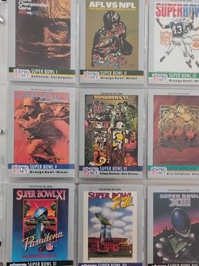 Lot Of Over 300 Vintage 1990 NFL Football Pro Set Trading Cards